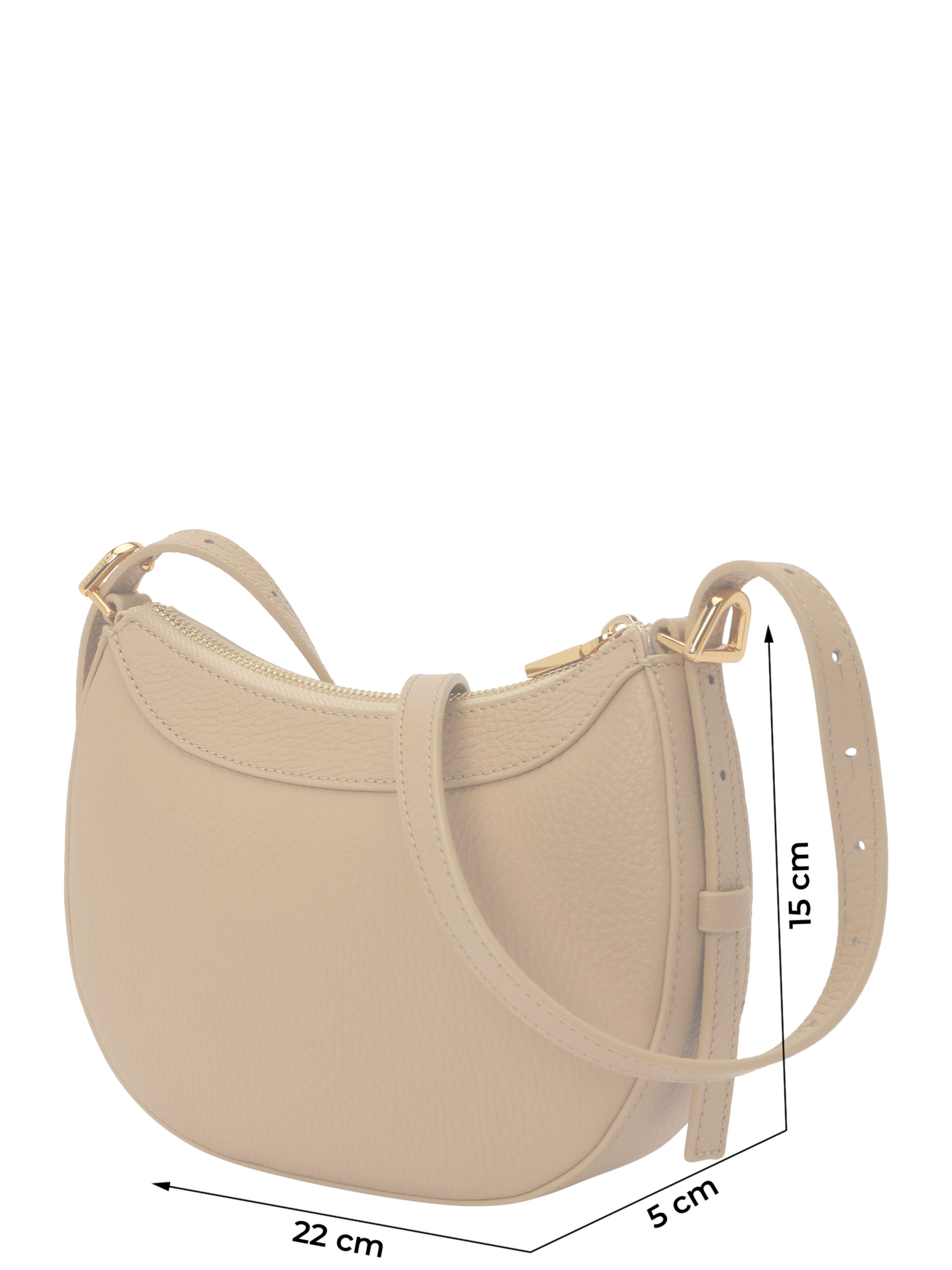 Coccinelle Taška cez rameno 'WHISPER' - Béžová