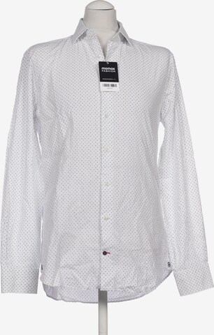 Tommy Hilfiger Tailored Button Up Shirt in M in White: front