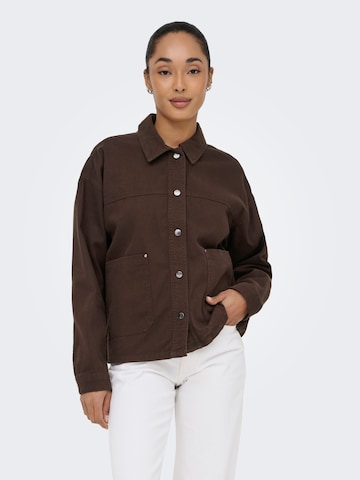 ONLY Between-season jacket 'ONLSIERRA' in Brown: front