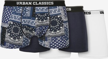 Urban Classics Boxershorts in Blauw: voorkant