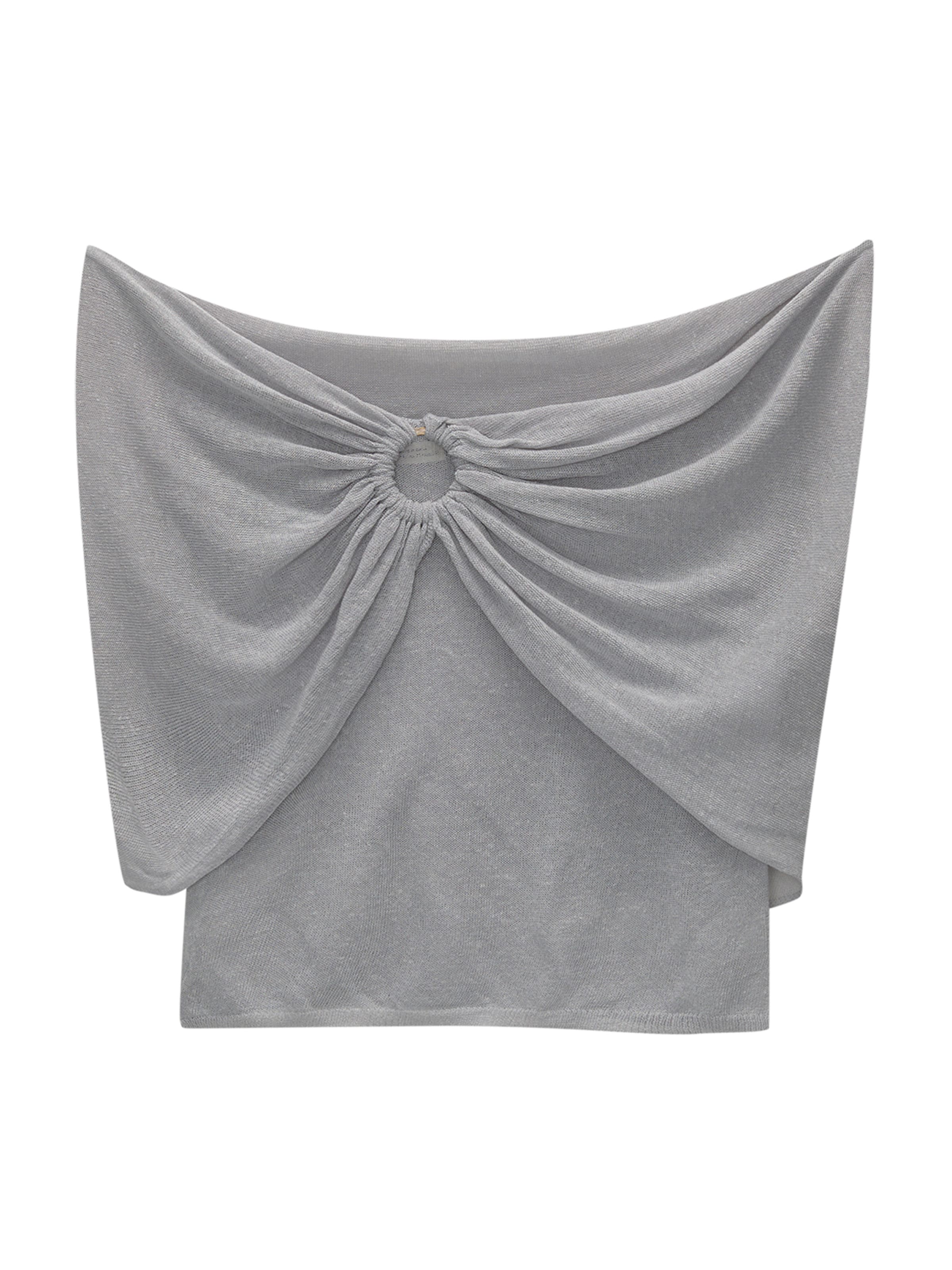 Pull&Bear Top in Grau: Vorderseite