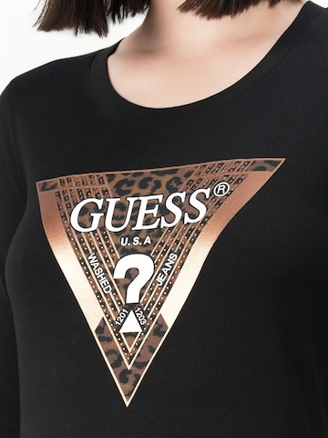 GUESS Тениска в черно