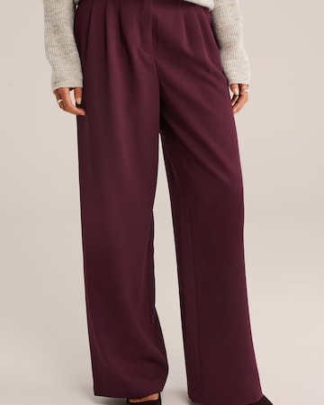 Regular Pantalon WE Fashion en violet : devant
