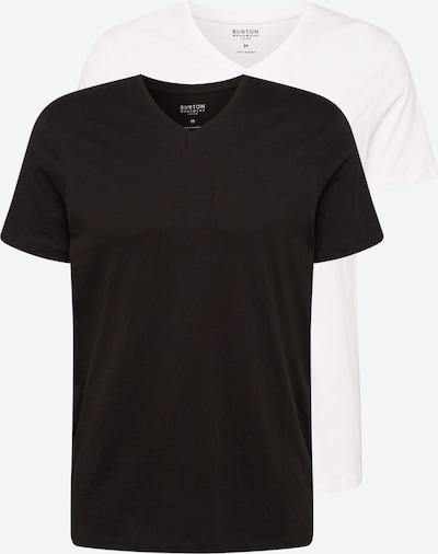 BURTON MENSWEAR LONDON Shirt in schwarz / weiß, Produktansicht