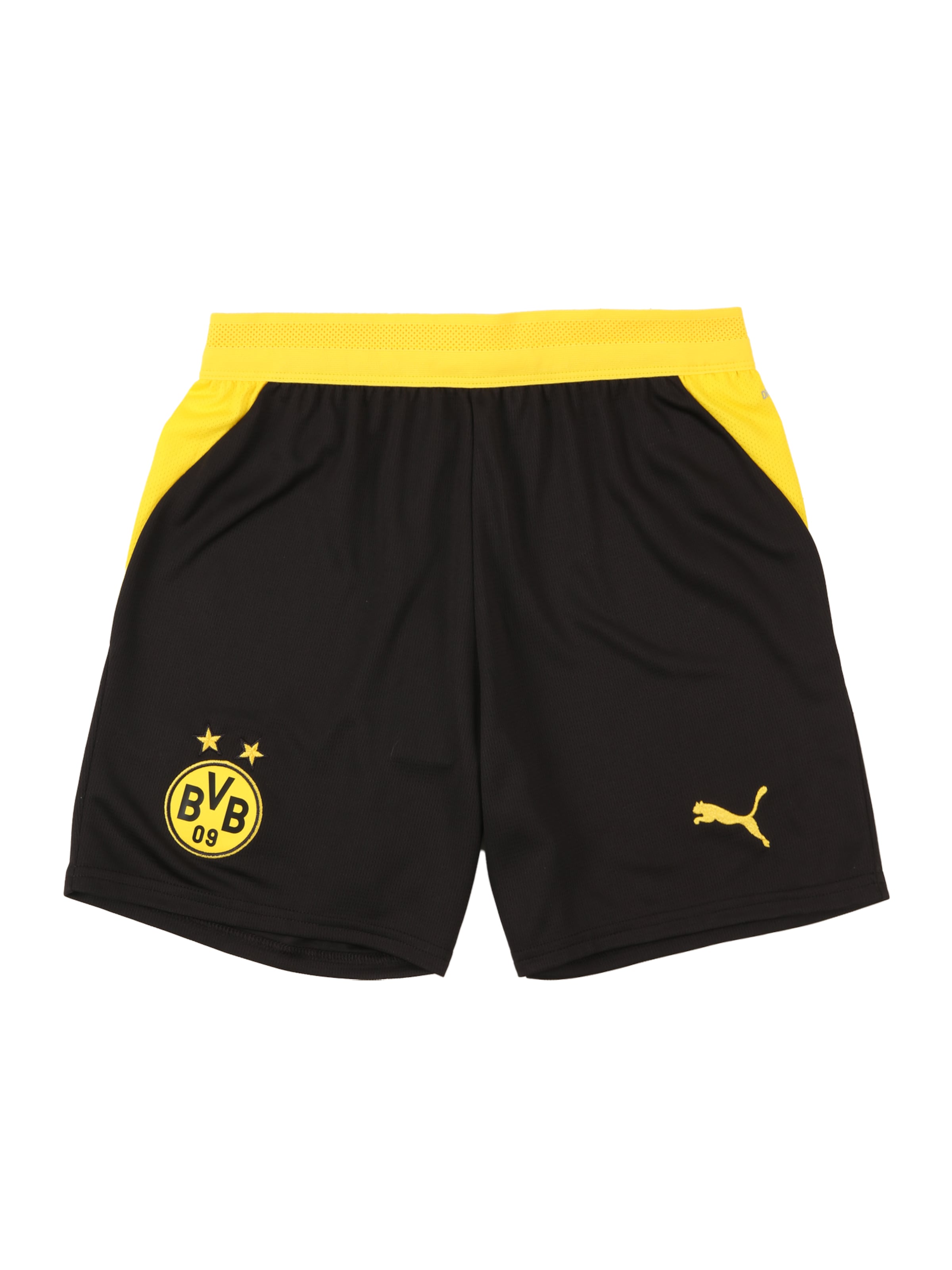 PUMA regular Παντελόνι φόρμας 'Borussia Dortmund' σε μαύρο: μπροστά