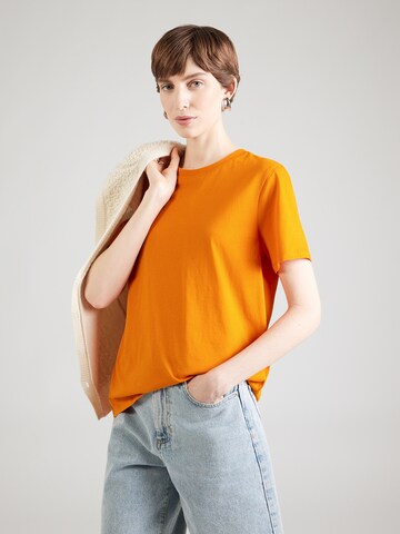 PIECES - Camisa 'PCRIA' em laranja: frente