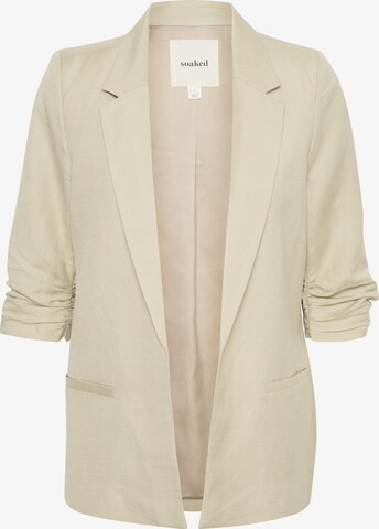 SOAKED IN LUXURY Blazer 'Malia' in Beige: front