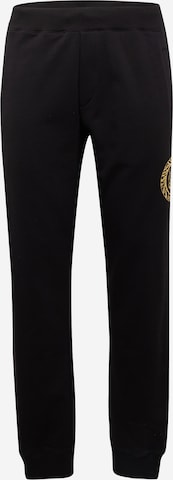 Just Cavalli Tapered Broek in Zwart: voorkant