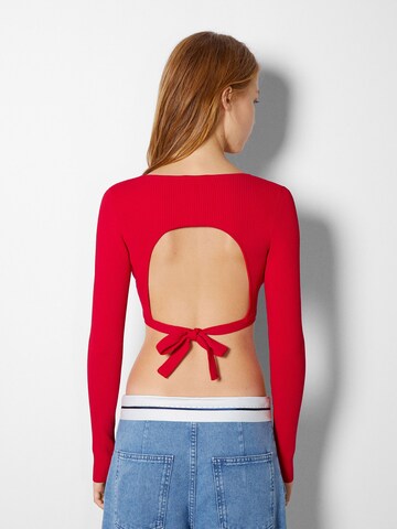 Bershka Pullover in Rot