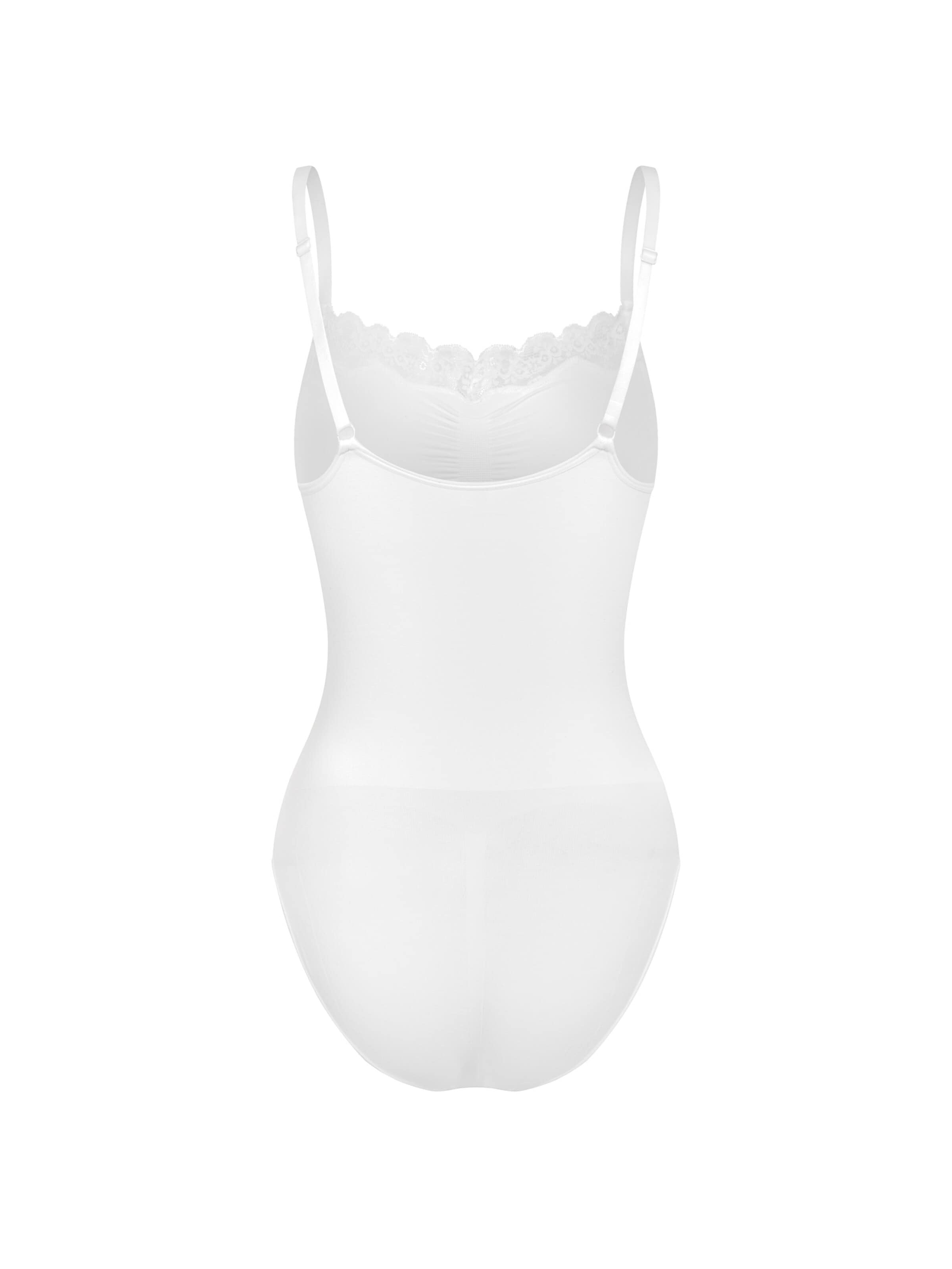 Body modellante di cfab in bianco
