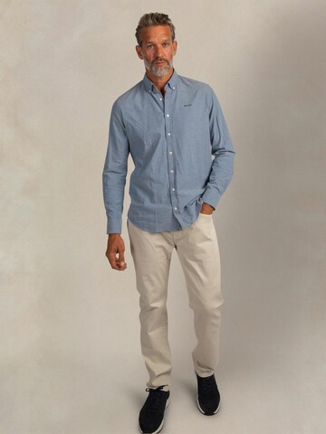 NZA New Zealand Auckland Regular fit Button Up Shirt in Blue