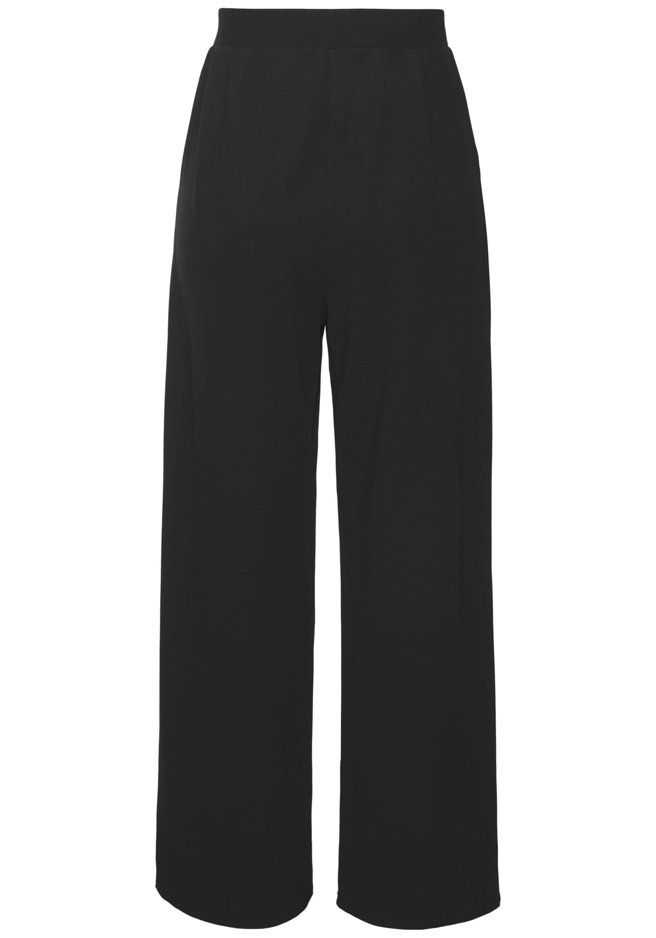 LASCANA Loosefit Hose in Schwarz