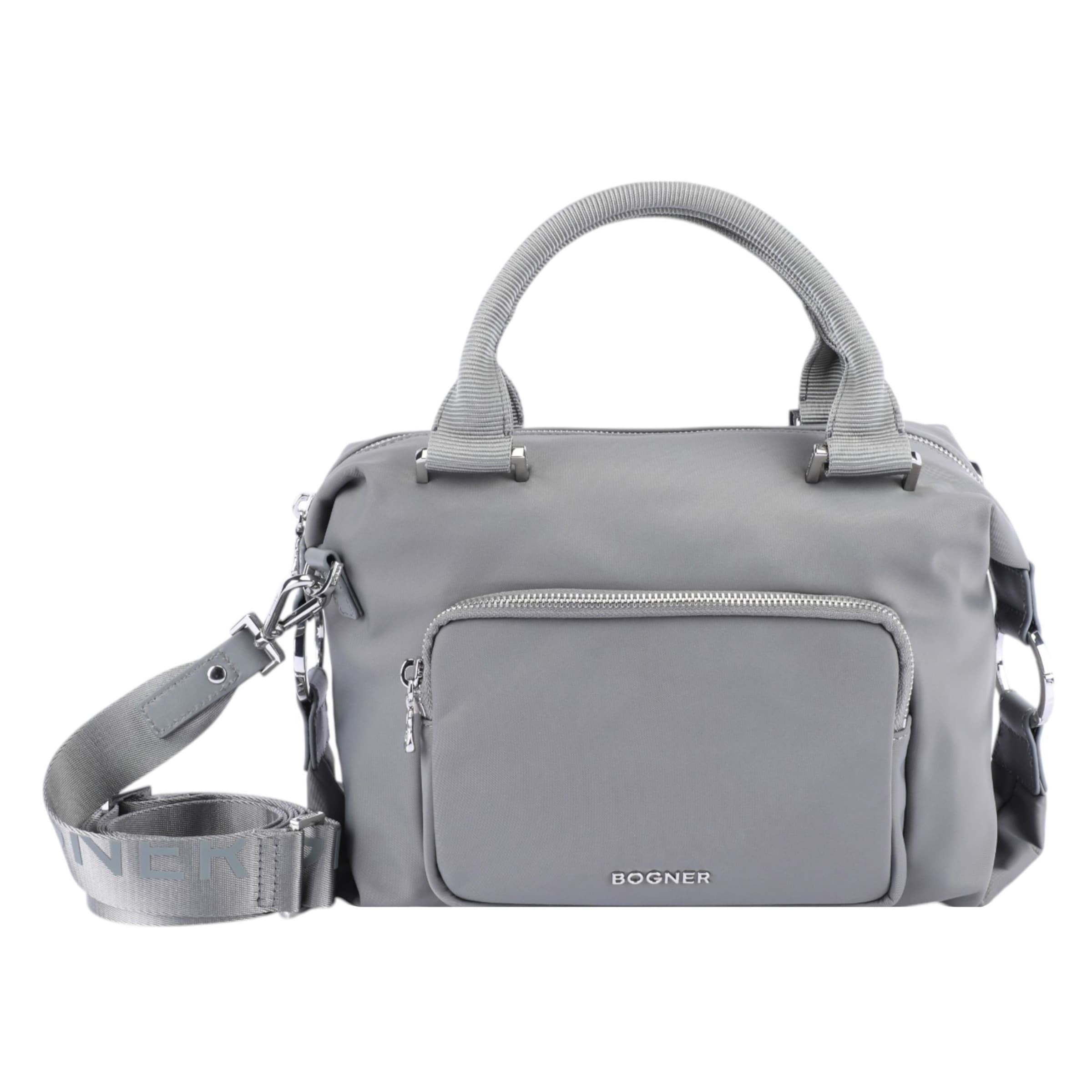 BOGNER Handtasche 'Klosters Sofie' in Grau: Vorderseite