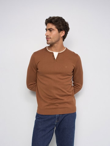 Salsa Jeans Pullover in Braun: Vorderseite