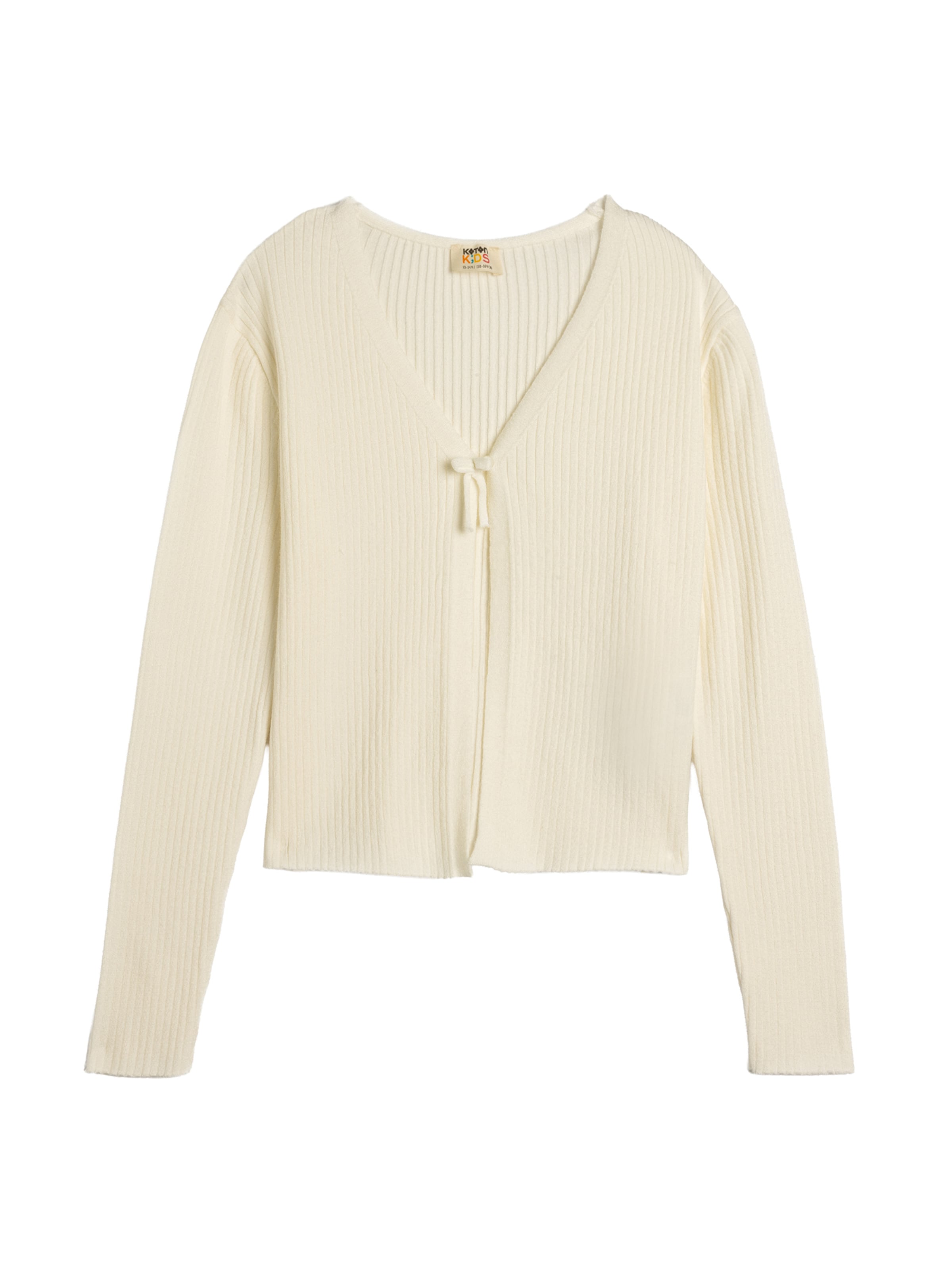 Koton Gebreid vest in Beige: voorkant