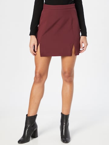 Missguided Skirt in Red: front