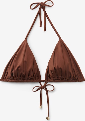 CALZEDONIA Bikinitop in Braun: Vorderseite
