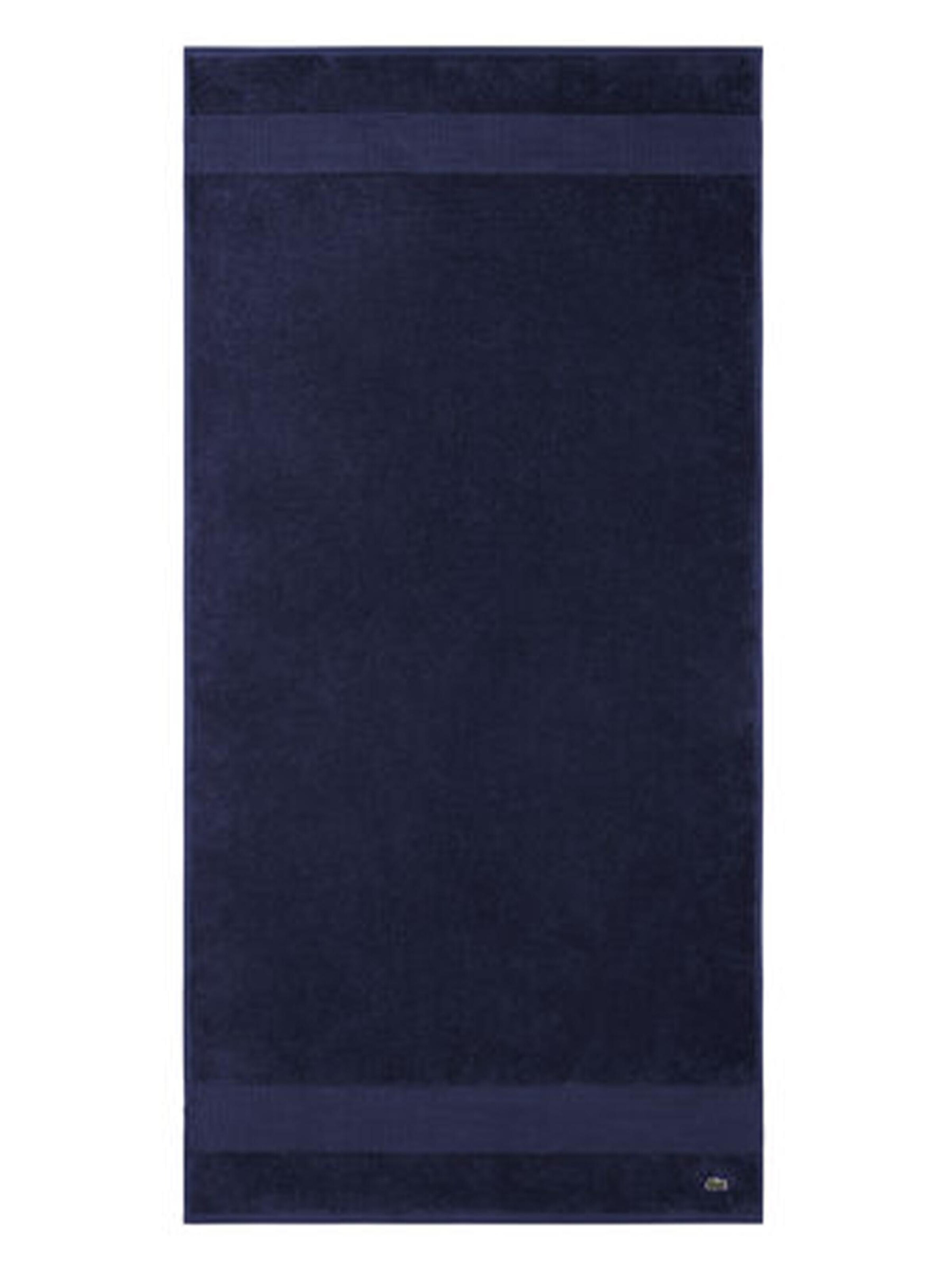 LACOSTE Handtuch 'LLECROCO'‌‌‌‌‌ in Blau: Vorderseite