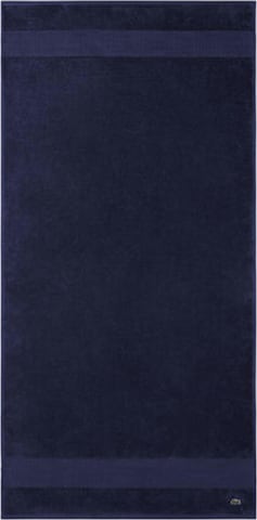 LACOSTE Handtuch 'LLECROCO' in Blau: Vorderseite