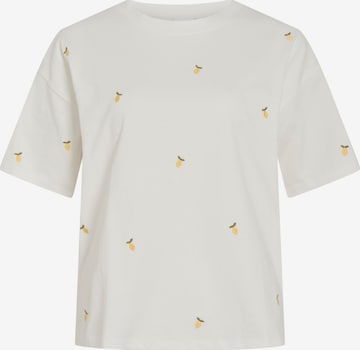 T-shirt VILA en blanc : devant