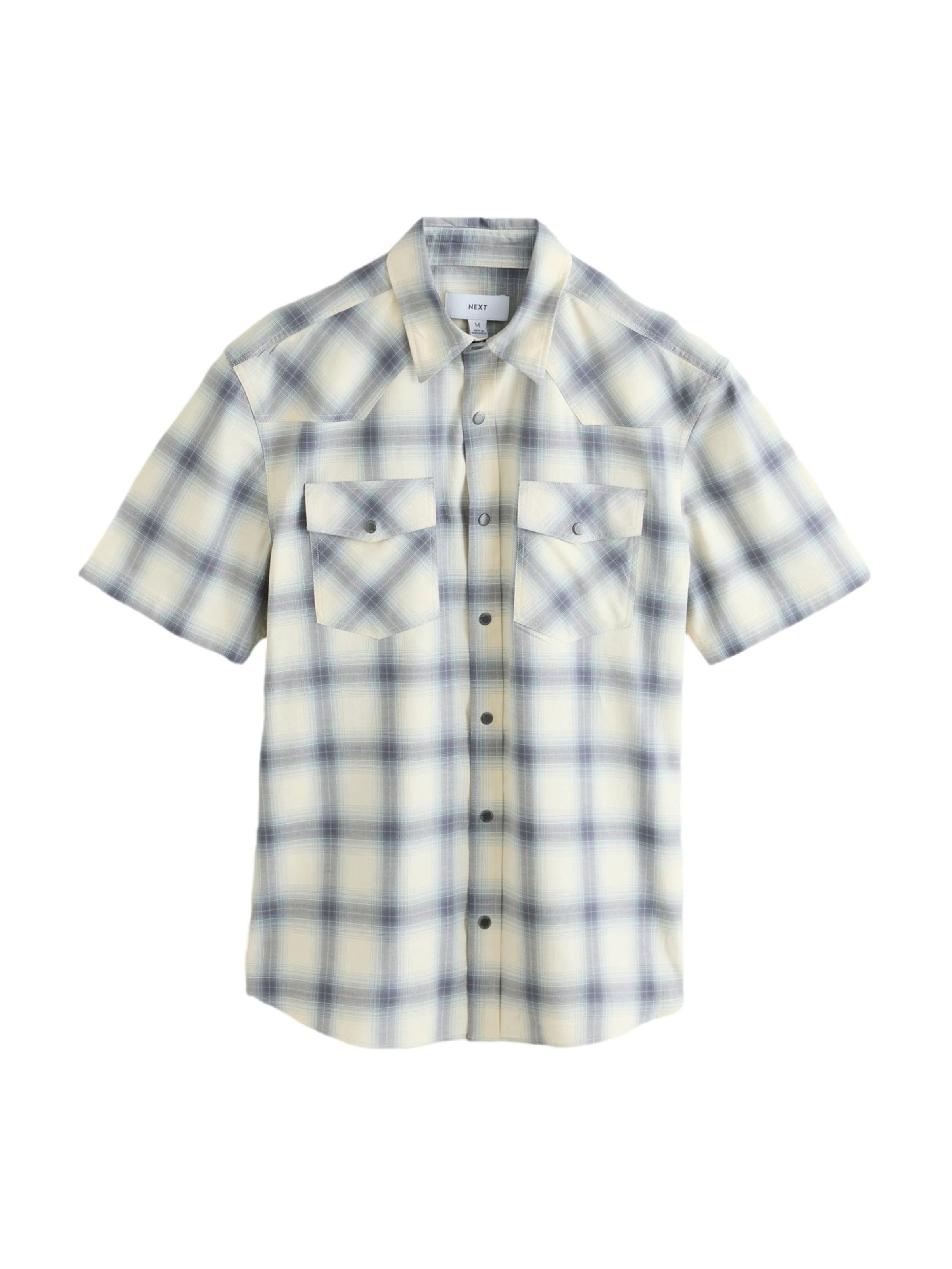 Next - Ajuste regular Camisa en azul: frente
