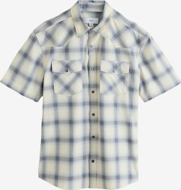 Next - Ajuste regular Camisa en azul: frente