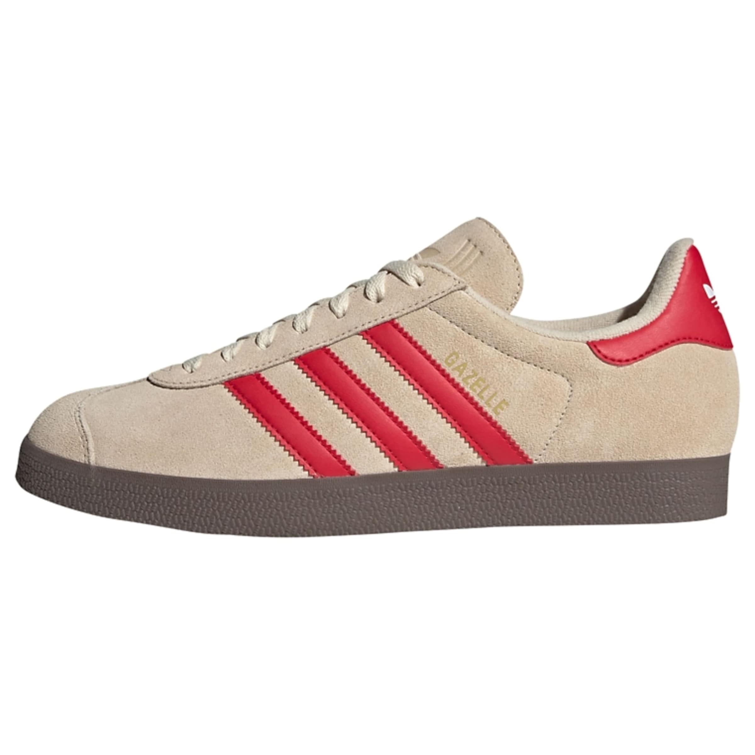 Baskets basses 'Gazelle' ADIDAS ORIGINALS en beige : devant