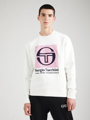 Sergio Tacchini Свитшот 'WARP' в Белый: спереди