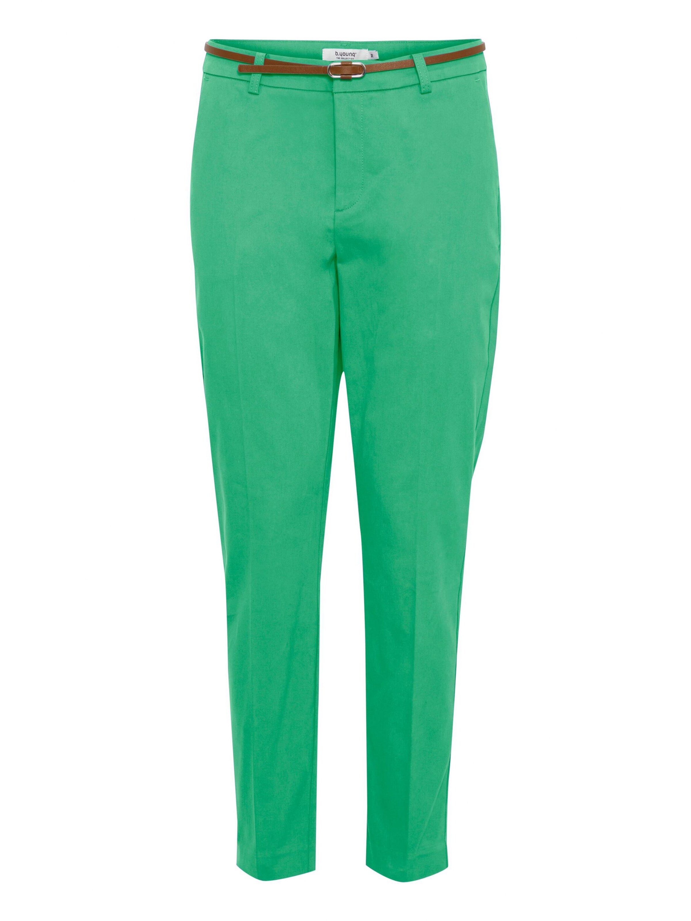 b.young Chino in Groen: voorkant