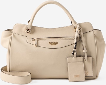 GUESS Handväska 'ANTONIA' i beige: framsida