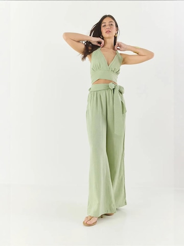 Bianco Lucci Broekpak in Groen