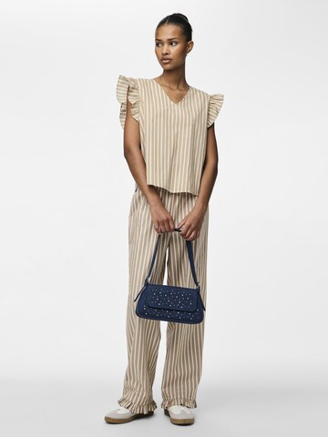 PIECES Top 'LILIA' in Braun