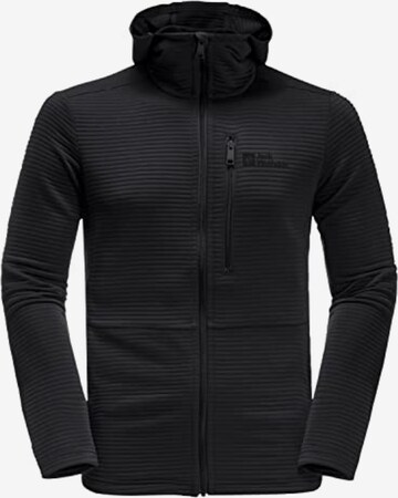 JACK WOLFSKIN Funktionsfleecejacke in Schwarz: predná strana