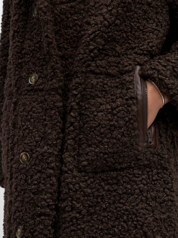 OBJECT Wintermantel 'OBJOAKLYN' in Bruin
