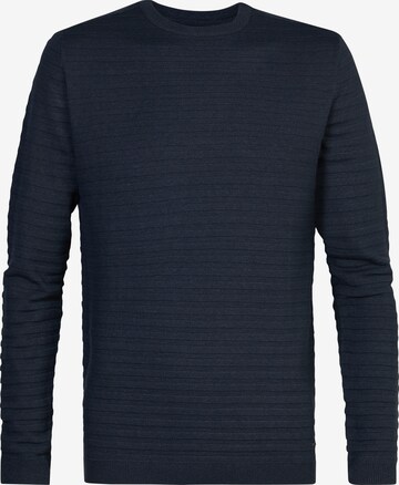 Petrol Industries Pulover 'Adak' | modra barva: sprednja stran