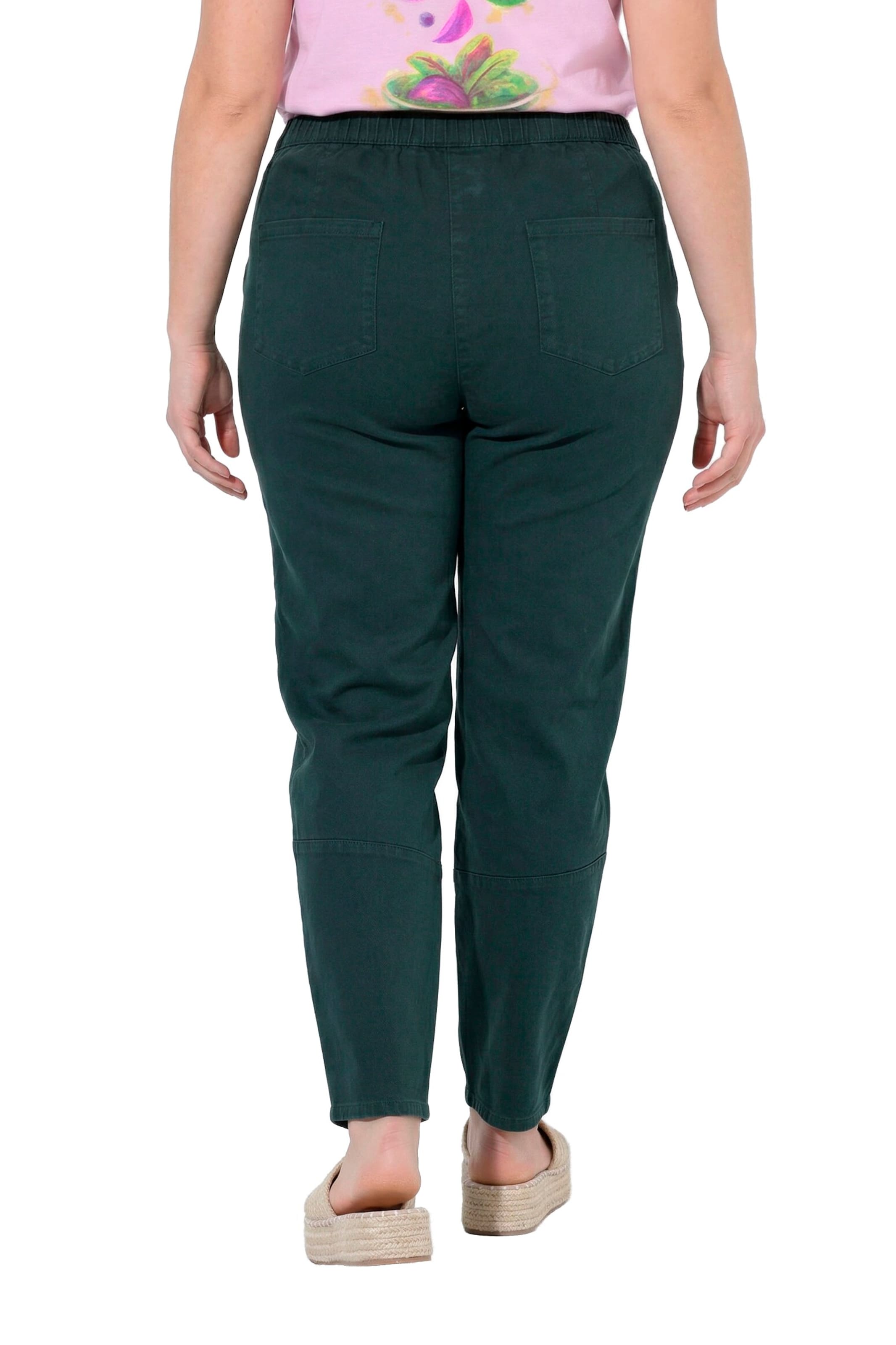 Ulla Popken Regular Jeans in Green