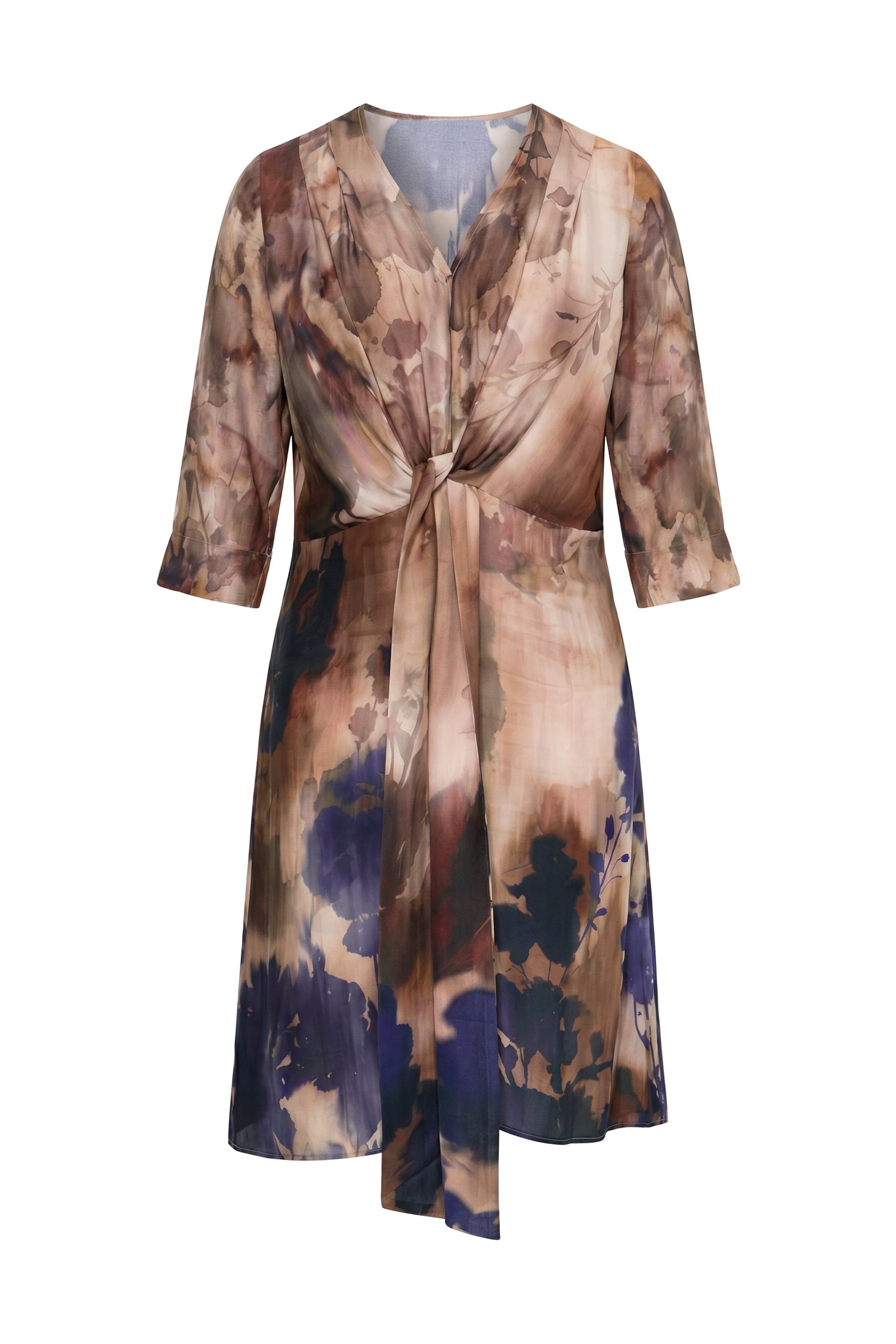 Ulla Popken Jurk in Beige: voorkant