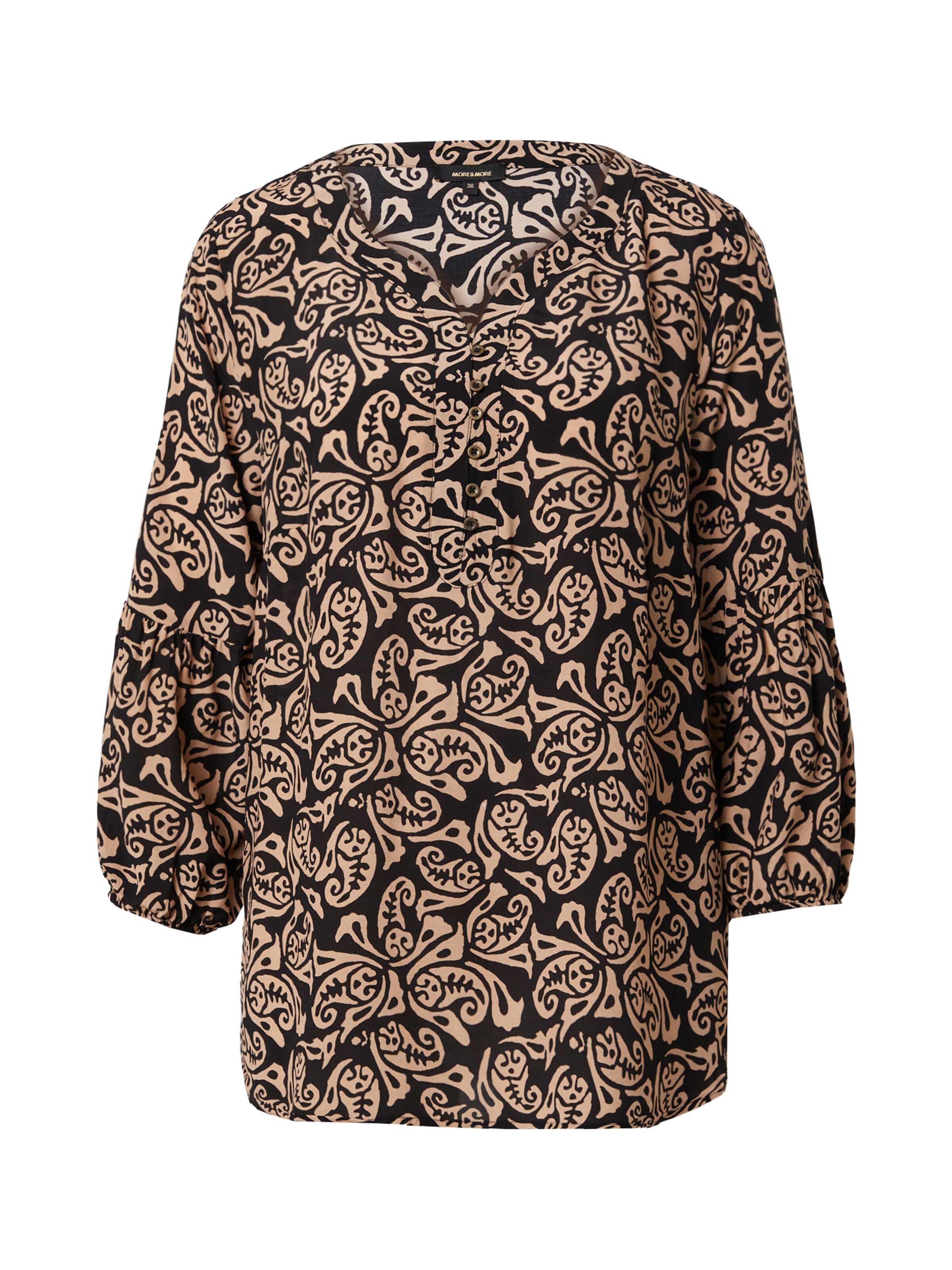 MORE & MORE Bluse in Beige: Vorderseite