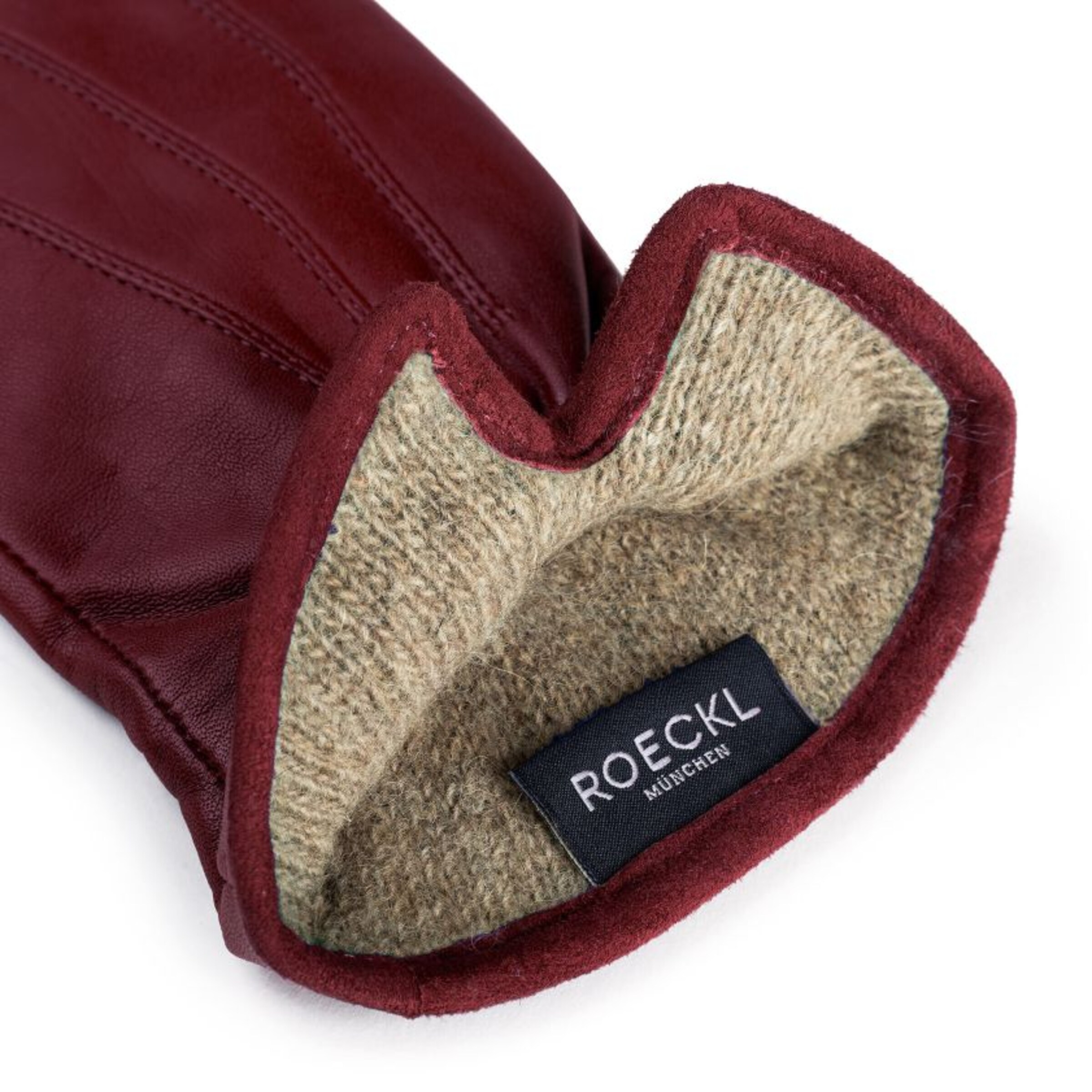 Roeckl Lederhandschuhe 'ANTWERPEN' in Rot