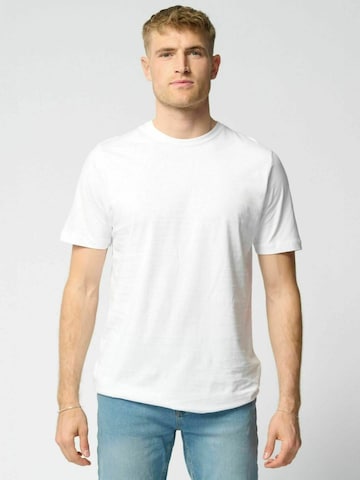 TEESHOPPEN - Camisa ' Organic Basic ' en blanco: frente