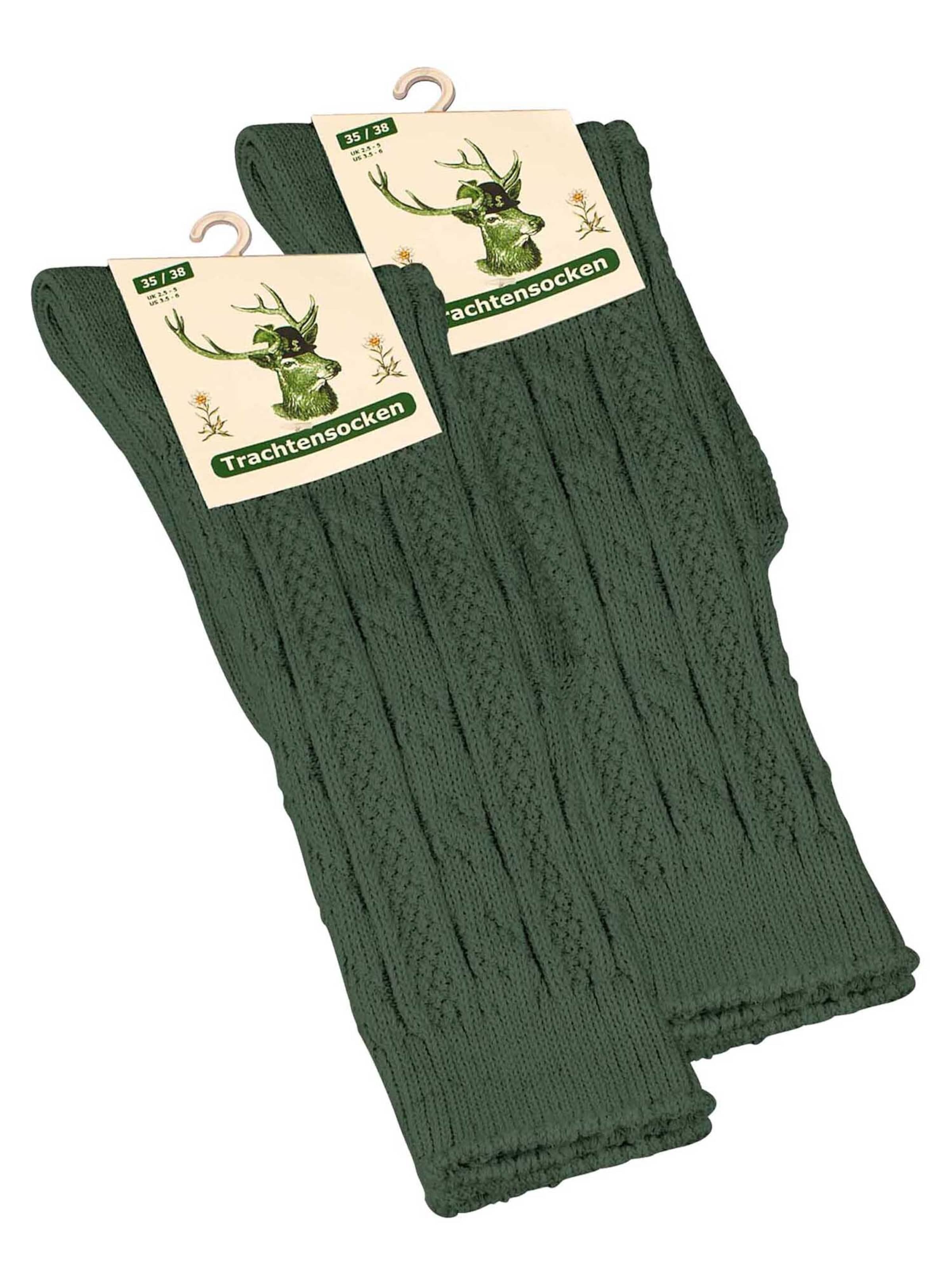 Cotton Prime Socks in Green