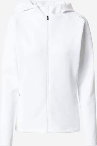 Bluză cu fermoar sport de la CMP pe alb: față