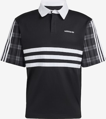 ADIDAS ORIGINALSMajica 'Tartan' - crna boja: prednji dio