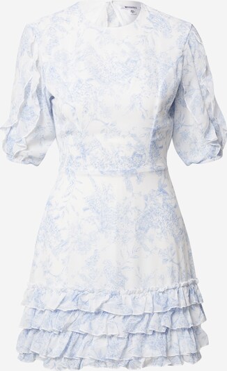 Rochie Missguided pe albastru fumuriu / alb, Vizualizare produs