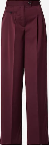 raudona FRNCH PARIS Plačios klešnės Kelnės su kantu: priekis