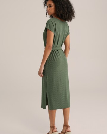 WE Fashion Obleka | zelena barva