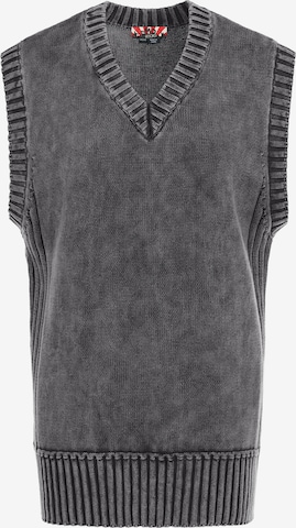 Cardigan myMo ROCKS en gris : devant