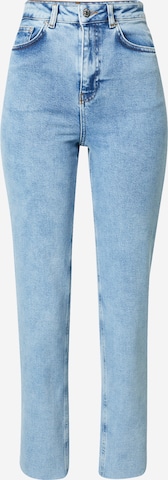 NA-KD Regular Jeans in Blue: front