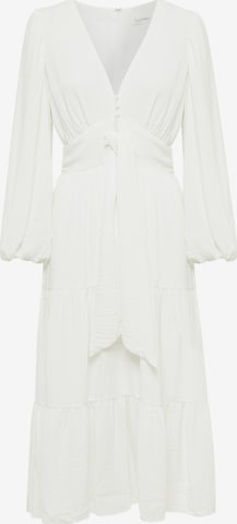 Tussah Φόρεμα 'AUORA' σε λευκό: μπροστά