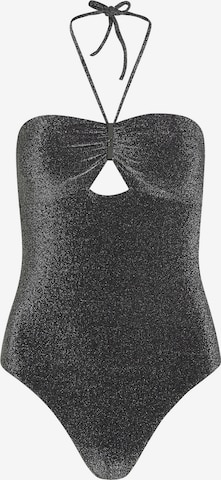 Karl Lagerfeld Bandeau Uimapuku värissä musta: etupuoli